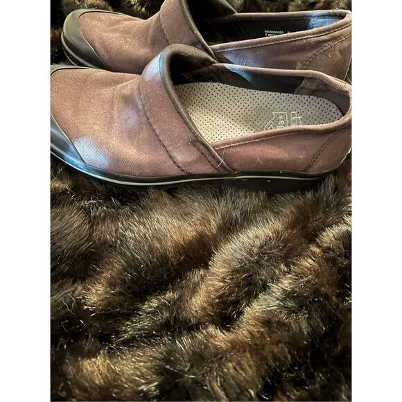 Dansko brown fabric, loafer‘s clogs size 38  - Picture 3 of 4